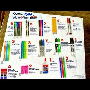 Sharpie Expo Paper Mate 40 pieces Count kit